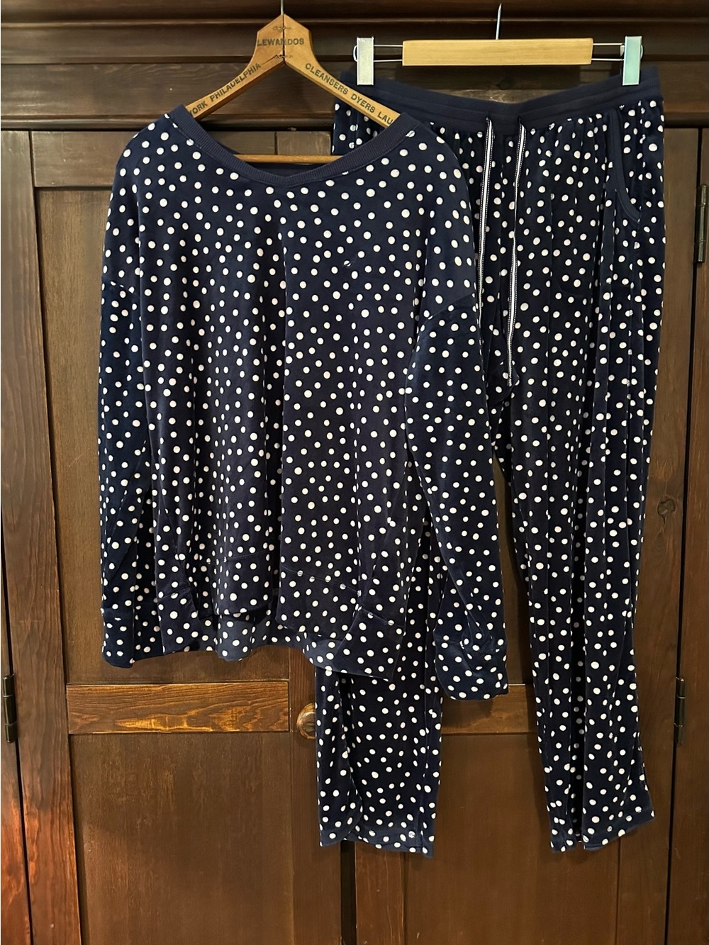 Nautica • fleece pajamas • set of two • polkadot • women’s